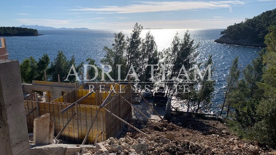HOUSE ROH BAU WITH OPEN SEA VIEW, BLATO - KORCULA
