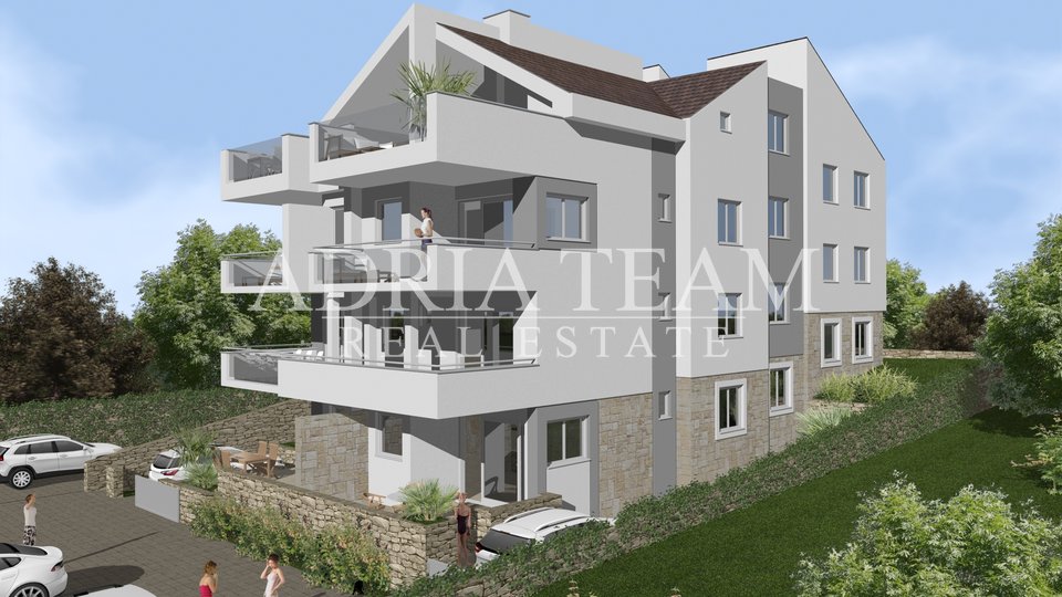 TWO BEDROOM APARTMENTS, NEW BUILDING, 40 M FROM THE BEACH! TOP POSITION! PAG - MANDRE