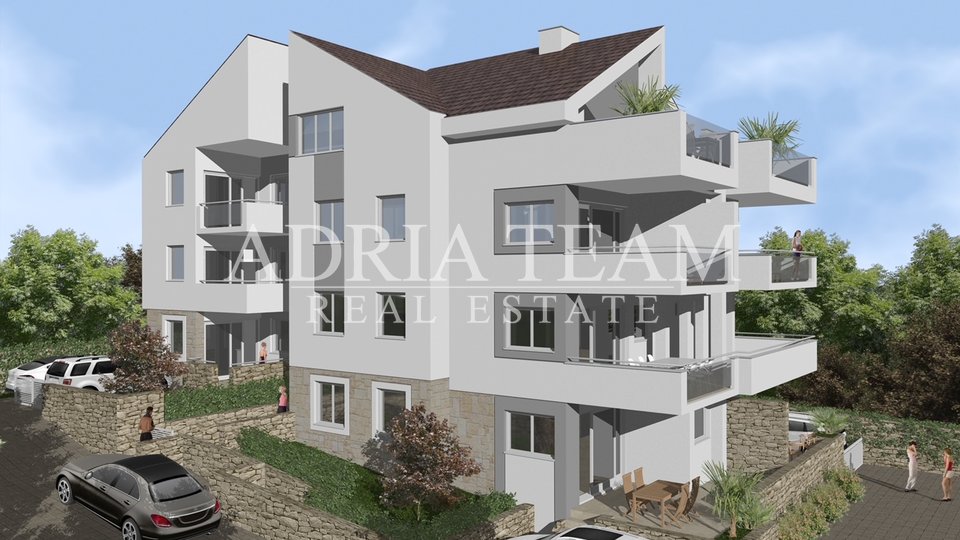 TWO BEDROOM APARTMENTS, NEW BUILDING, 40 M FROM THE BEACH! TOP POSITION! PAG - MANDRE