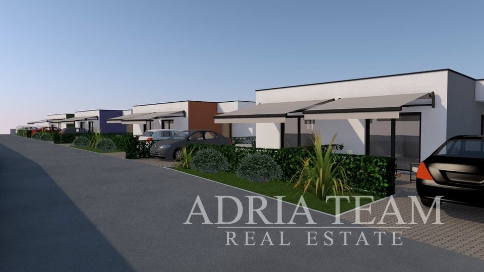 APARTMANI U PRIZEMLJU, 500 M OD MORA, VIR