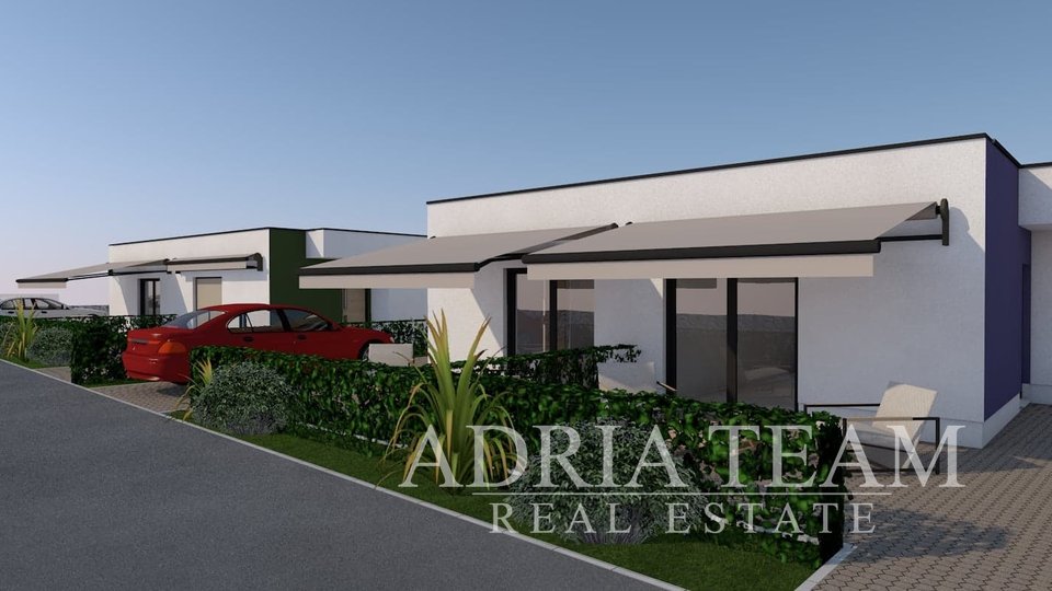 APARTMANI U PRIZEMLJU, 500 M OD MORA, VIR