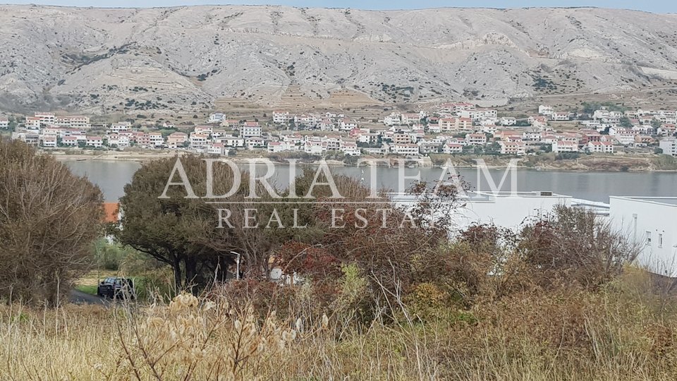 BUILDING LAND WITH SEA VIEW, 200 M FROM THE SEA, PAG