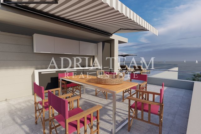LUXURY APARTMENTS WITH OPEN SEA VIEW, 1ST ROW TO THE SEA, VINJERAC-ZADAR