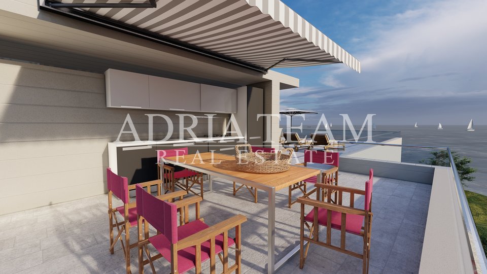 LUXURY APARTMENTS WITH OPEN SEA VIEW, 1ST ROW TO THE SEA, VINJERAC-ZADAR