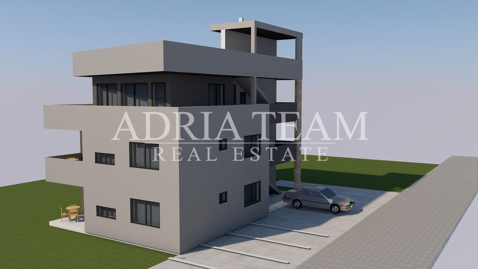 APARTMENTS, NEW CONSTRUCTION, 180 m FROM THE SEA, PRIVLAKA - ZADAR