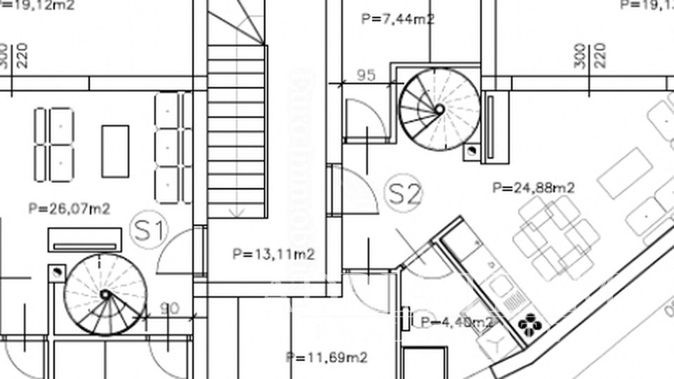 APARTMÁN S VÝHLEDEM NA BAZÉN A NA MOŘE - NJIVICE, KRK