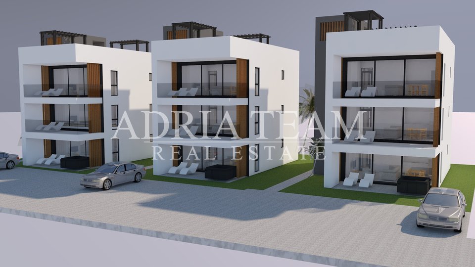 APARTMENTS IN A RESIDENTIAL BUILDING, 80 m FROM THE SEA, NEW BUILDING - VIR
