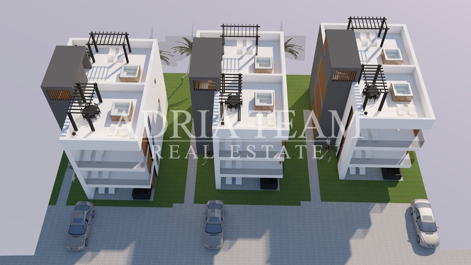 APARTMENTS IN A RESIDENTIAL BUILDING, 80 m FROM THE SEA, NEW BUILDING - VIR