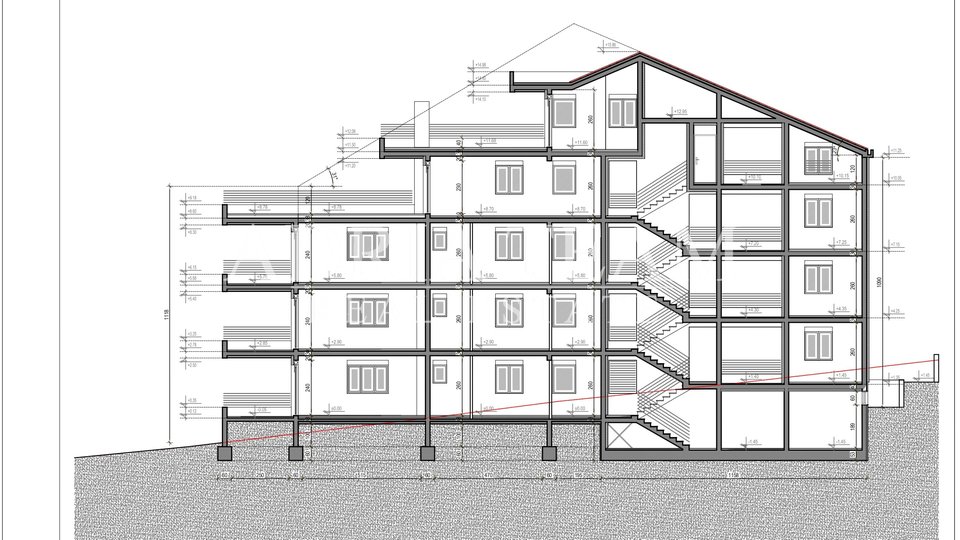 APARTMENTS, NEW CONSTRUCTION, SECOND ROW TO THE SEA - PAG, MANDRE