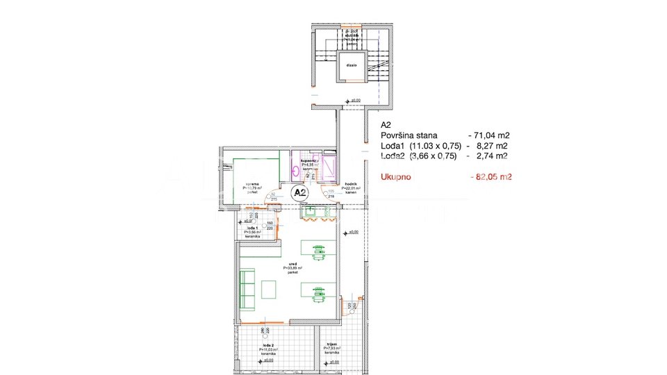 Holiday Apartment, 43 m2, For Sale, Makarska