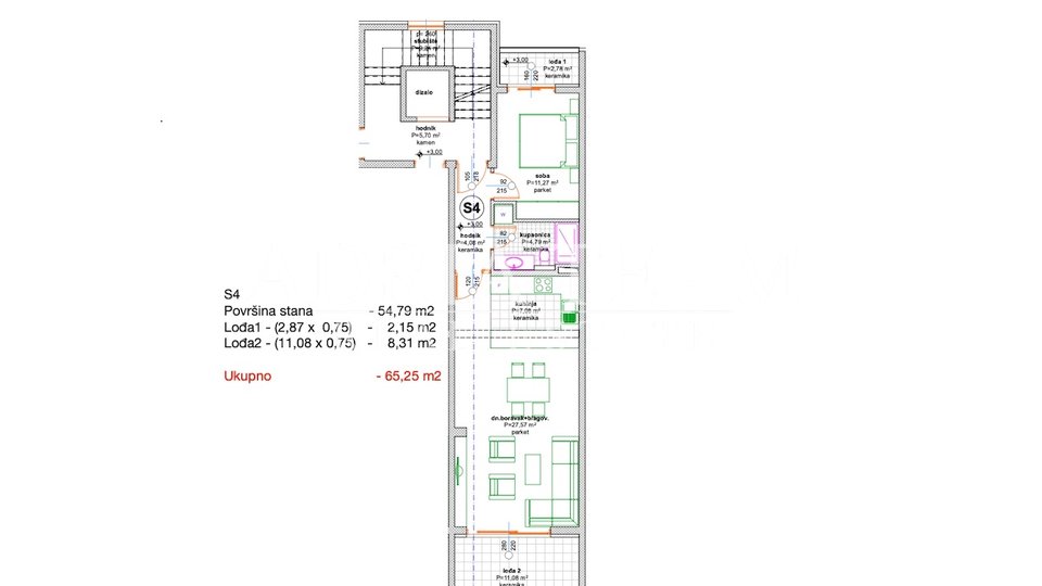 Holiday Apartment, 43 m2, For Sale, Makarska
