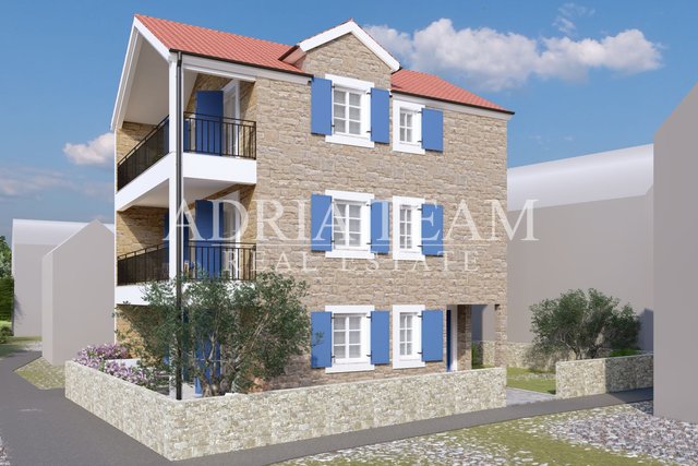 APARTMENTS IN HOUSE, NEW CONSTRUCTION, 50 m FROM THE SEA, OLD CITY CORE - TKON, PAŠMAN