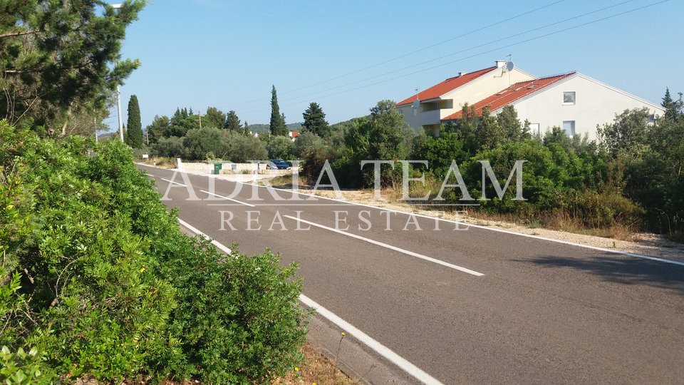 BUILDING LAND WITH SEA VIEW, 190 M FROM THE SEA, PAŠMAN - ŽDRELAC