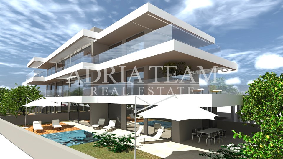 LUXURY APARTMENTS BY THE BEACH! EXCELLENT LOCATION! SECOND ROW TO THE SEA, PRIVLAKA - ZADAR