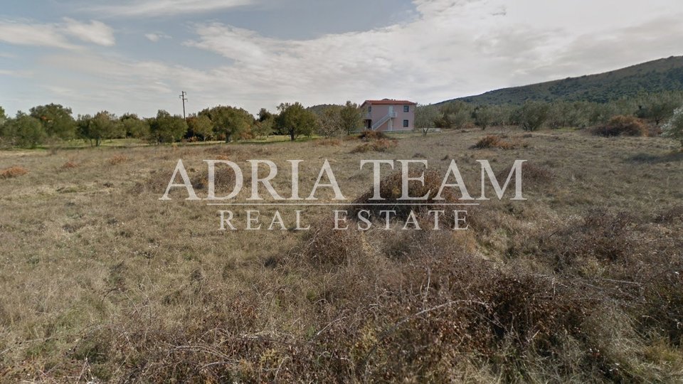 BUILDING LAND WITH SEA VIEW, 200 m FROM THE SEA, MRLJANE - PAŠMAN