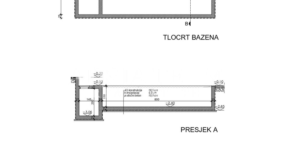 House, 230 m2, For Sale, Nin - Poljica-Brig