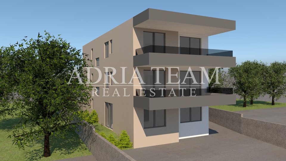 APARTMENTS UNDER CONSTRUCTION WITH SEA VIEW, 350 m FROM THE SEA, DIKLO - ZADAR