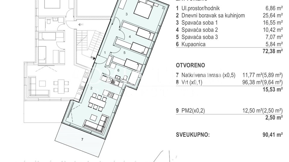 Ferienwohnung, 68 m2, Verkauf, Pag - Šimuni