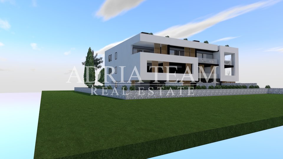 ONE-STOREY AND MULTI-STOREY APARTMENTS IN RESIDENTIAL BUILDING, NEW CONSTRUCTION, 150 m FROM SEA - PRIVLAKA