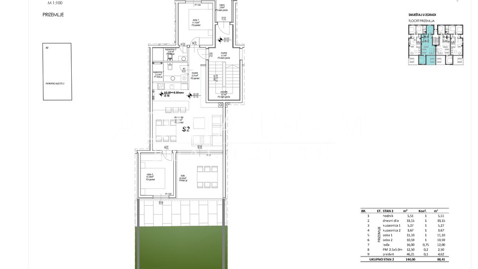 Ferienwohnung, 87 m2, Verkauf, Privlaka