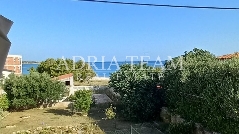 APARTMENT HOUSE WITH GARAGE AND LANDSCAPE YARD, SECOND ROW FROM THE SEA, VIR - ZADAR