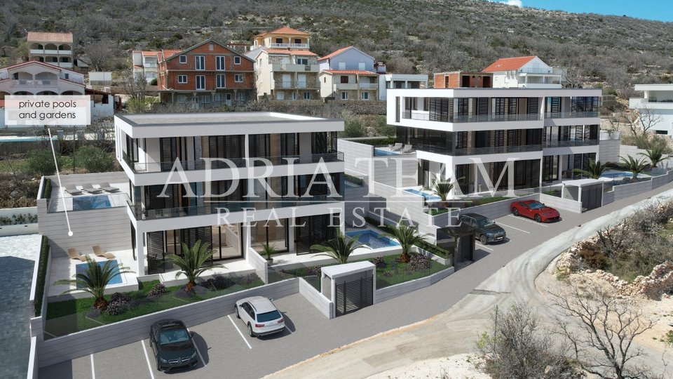 APARTMENTS WITH SEA AND MOUNTAIN VIEW - VINJERAC