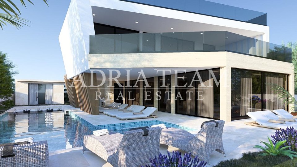 VILLA WITH PANORAMIC SEA VIEW, NEW CONSTRUCTION - DIKLO, ZADAR