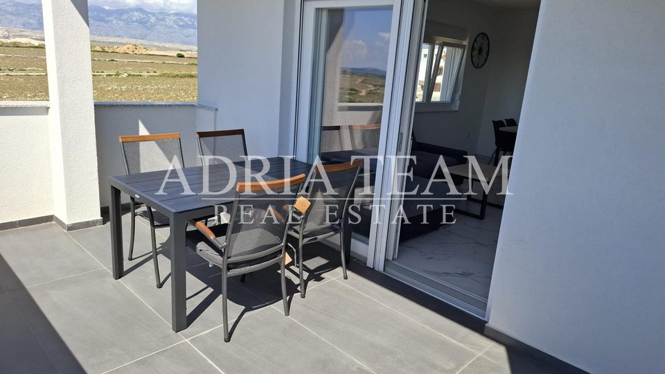 APARTMENTS WITH SEA VIEW, COMPLETELY FURNISHED - POVLJANA, PAG