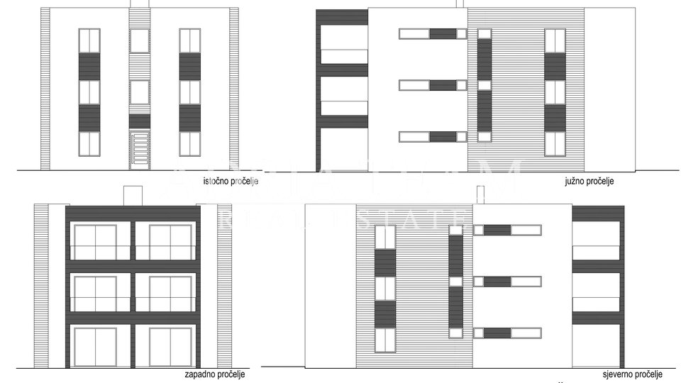 APARTMAN U NOVOGRADNJI, POGLED NA MORE, VRT 240 m2 - POVLJANA, PAG