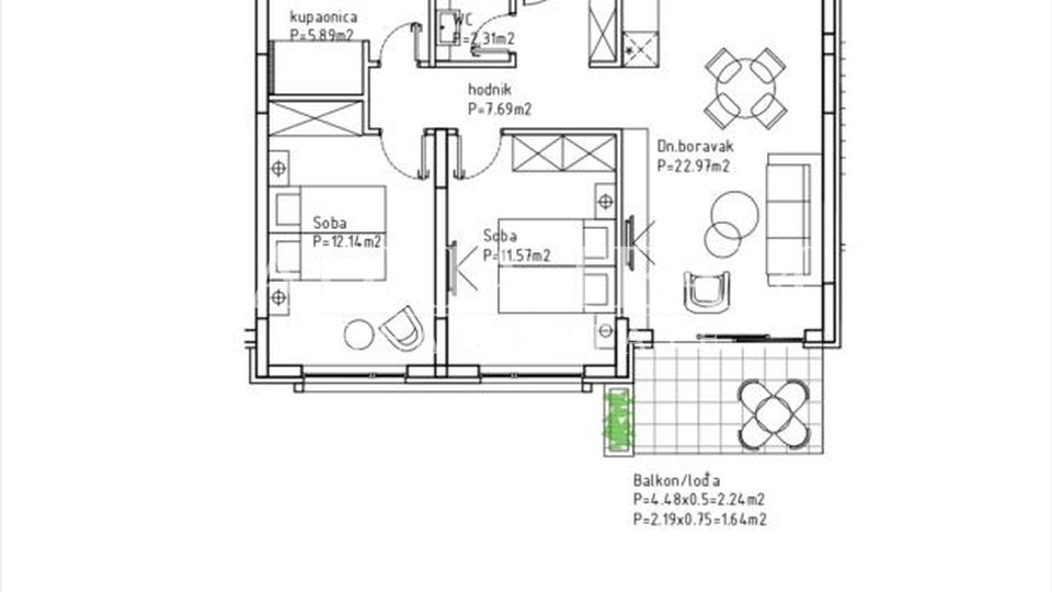 APARTMANI U KOMPLEKSU STAMBENIH ZGRADA U IZGRADNJI, ZGRADA 3 - MAKARSKA