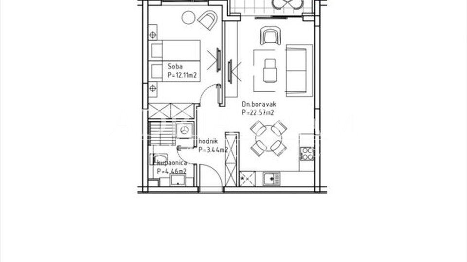 APARTMENTS IN THE RESIDENTIAL BUILDING COMPLEX UNDER CONSTRUCTION, BUILDING 3 - MAKARSKA