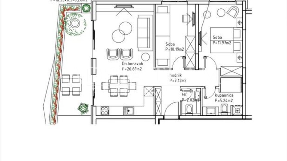 APARTMANI U KOMPLEKSU STAMBENIH ZGRADA U IZGRADNJI, ZGRADA 3 - MAKARSKA