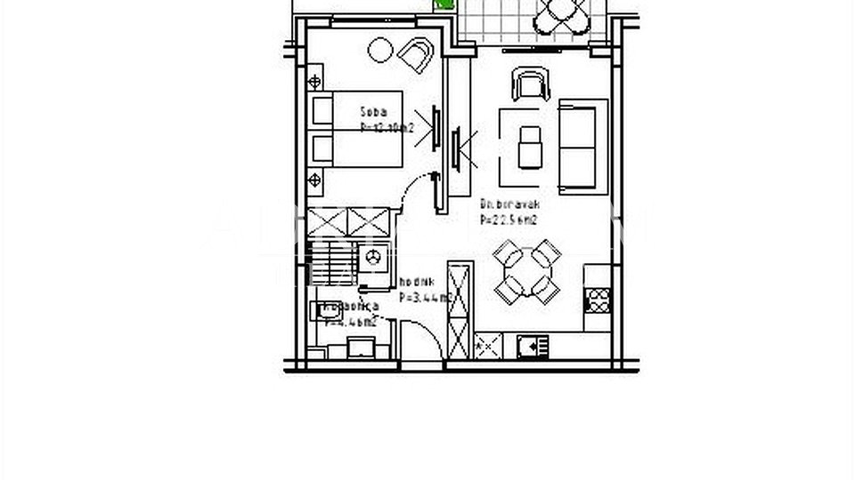 APARTMÁNY V KOMPLEXU BYTOVÝCH DOMŮ VE VÝSTAVBĚ, BUDOVA 3 - MAKARSKÁ