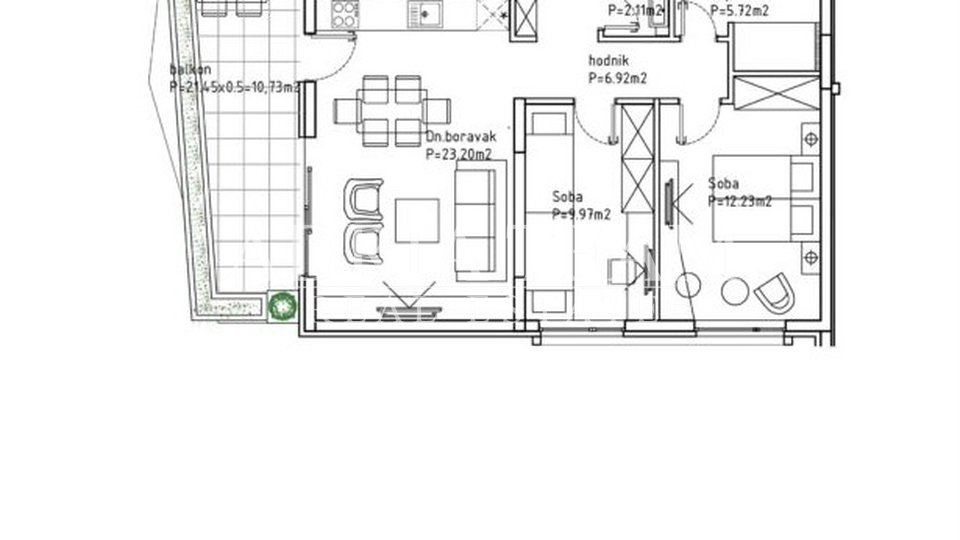 APARTMENTS IN THE RESIDENTIAL BUILDING COMPLEX UNDER CONSTRUCTION, BUILDING 3 - MAKARSKA