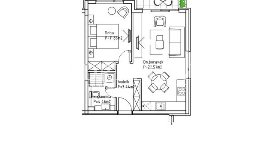 APARTMENTS IN THE RESIDENTIAL BUILDING COMPLEX UNDER CONSTRUCTION, BUILDING 3 - MAKARSKA