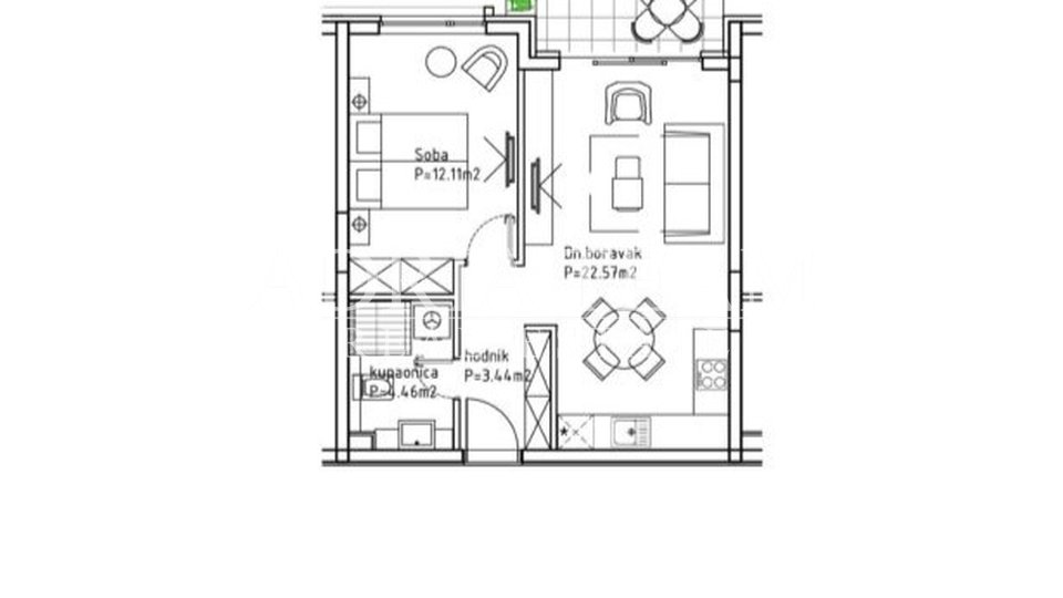 APARTMÁNY V KOMPLEXU BYTOVÝCH DOMŮ VE VÝSTAVBĚ, BUDOVA 3 - MAKARSKÁ