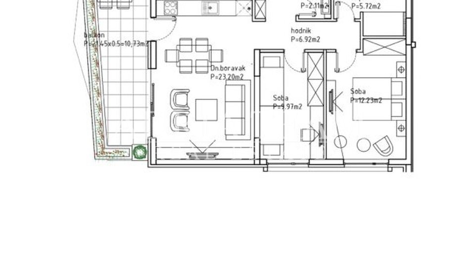 APARTMENTS IN THE RESIDENTIAL BUILDING COMPLEX UNDER CONSTRUCTION, BUILDING 3 - MAKARSKA