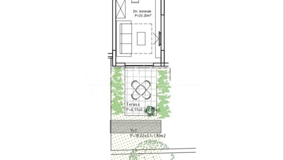 APARTMANI U KOMPLEKSU STAMBENIH ZGRADA U IZGRADNJI, ZGRADA 3 - MAKARSKA