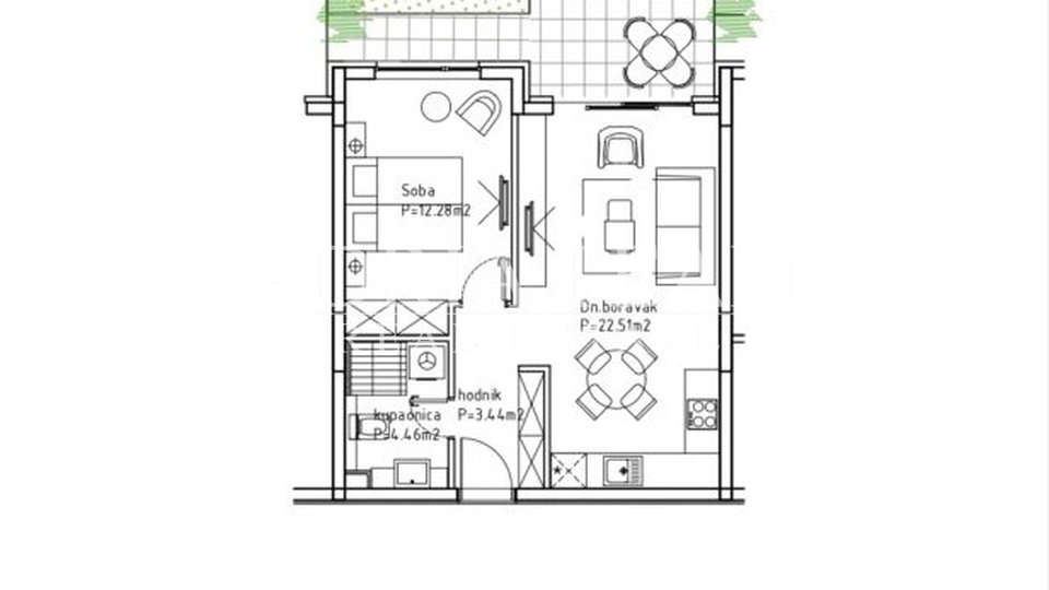 APARTMANI U KOMPLEKSU STAMBENIH ZGRADA U IZGRADNJI, ZGRADA 3 - MAKARSKA