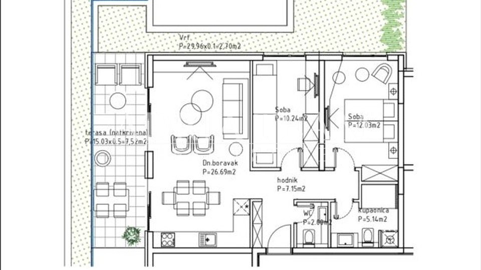 APARTMANI U KOMPLEKSU STAMBENIH ZGRADA U IZGRADNJI, ZGRADA 3 - MAKARSKA