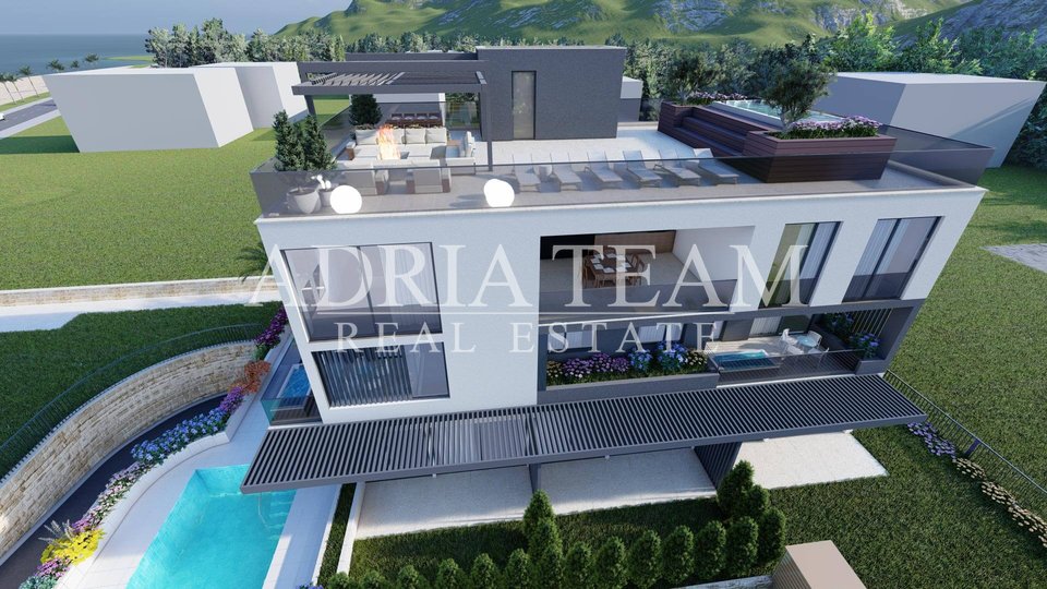 JEDNOSOBNI APARTMAN S VRTOM, GARAŽOM I OSTAVOM, SUKOŠAN - ZADAR