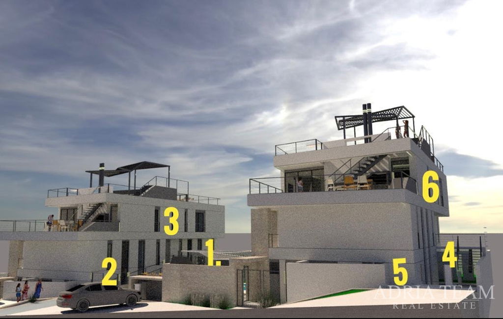 LUXURY APARTMENT IN A QUIET LOCATION, 100m FROM THE SEA – KOŽINO, ZADAR