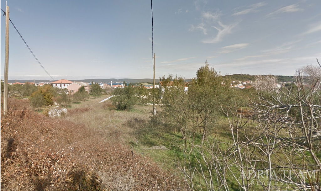 BUILDING LAND 796 m² – CLOSE TO THE SEA – MRLJANE, PAŠMAN