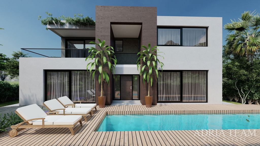 MODERN VILLA 150m FROM THE SEA, NEW CONSTRUCTION - PRIVLAKA
