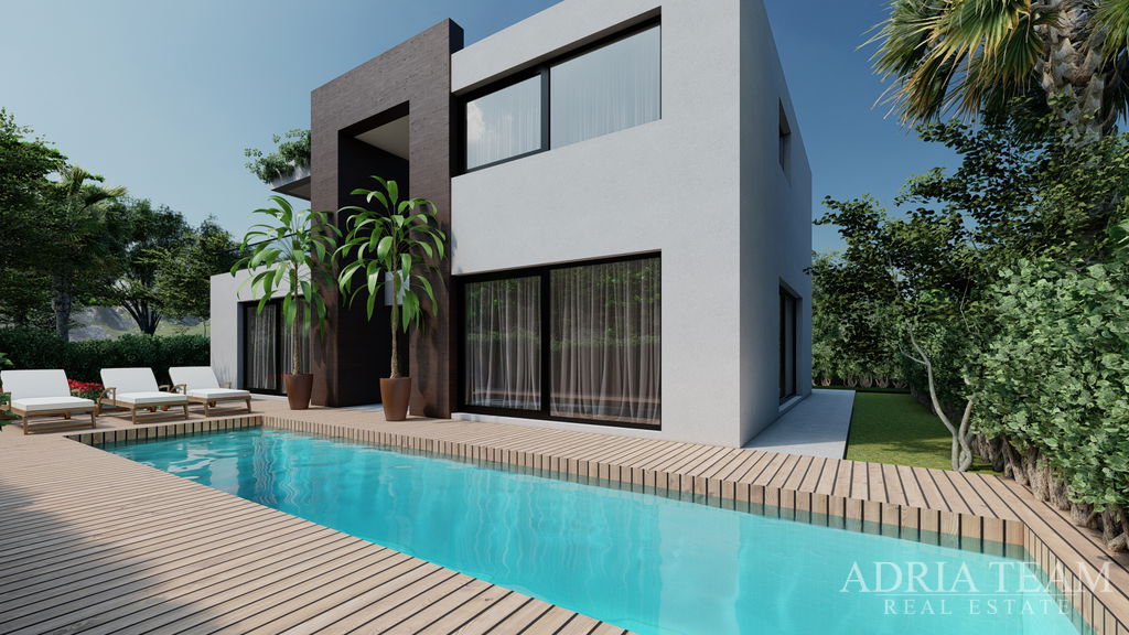 MODERN VILLA 150m FROM THE SEA, NEW CONSTRUCTION - PRIVLAKA