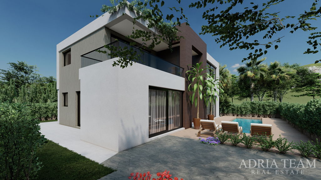 MODERN VILLA 150m FROM THE SEA, NEW CONSTRUCTION - PRIVLAKA