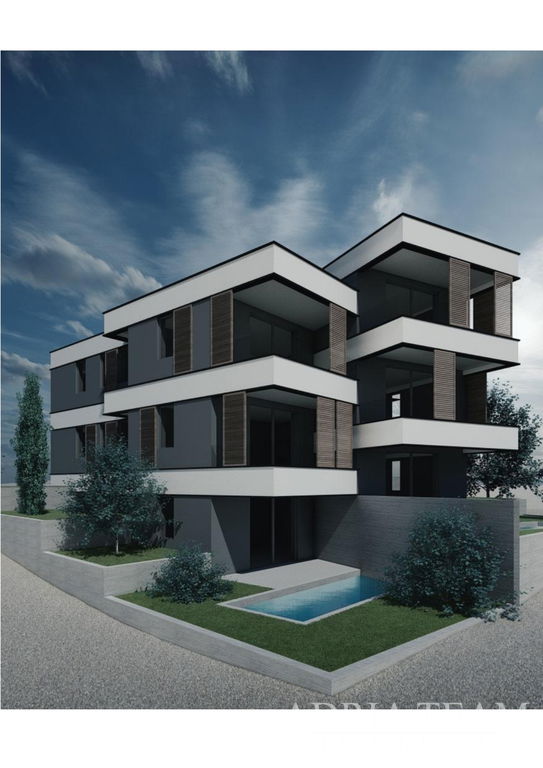 APARTMENT S1 IN A RESIDENTIAL BUILDING, NEWLY BUILT, 100m FROM THE SEA - ŠIMUNI, PAG