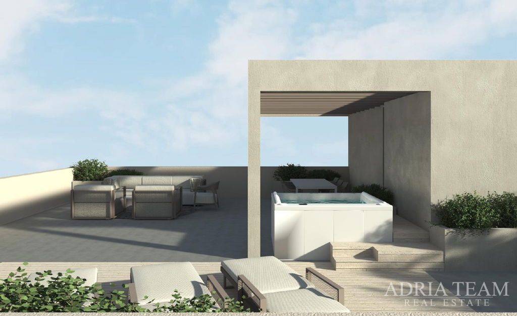 PENTHOUSE S11 WITH ROOF TERRACES IN A RESIDENTIAL BUILDING, NEW CONSTRUCTION - VITRENJAK, ZADAR