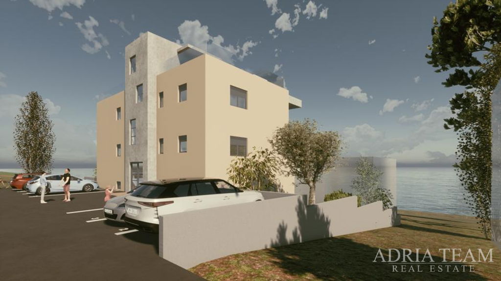 APARTMENT A0 IN A RESIDENTIAL BUILDING IN A NEW DEVELOPMENT, BEAUTIFUL VIEW, 45m FROM THE SEA - VINJERAC