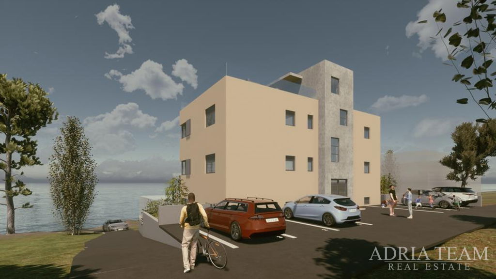 APARTMENT A0 IN A RESIDENTIAL BUILDING IN A NEW DEVELOPMENT, BEAUTIFUL VIEW, 45m FROM THE SEA - VINJERAC